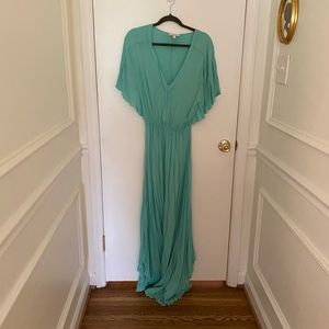 Ella Moss Aqua Maxi Dress